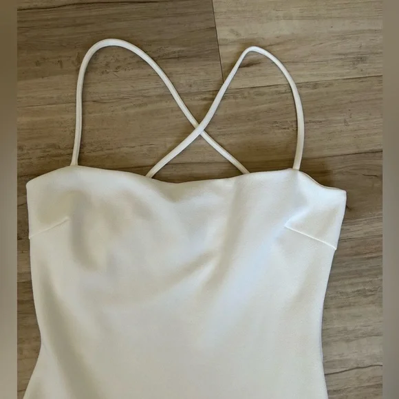 White Split Thigh Dress - Picture 4 of 5